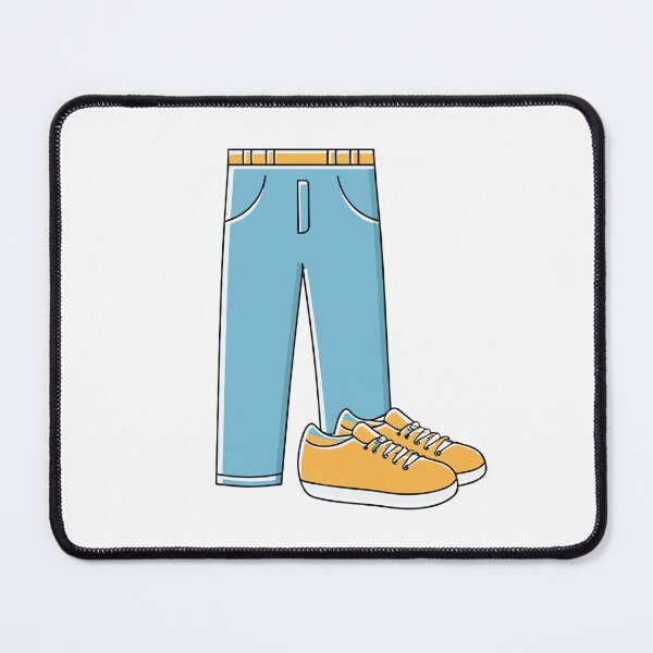 Item preview, Illustration of jeans and sneakers designed and sold by rasagamastore.
