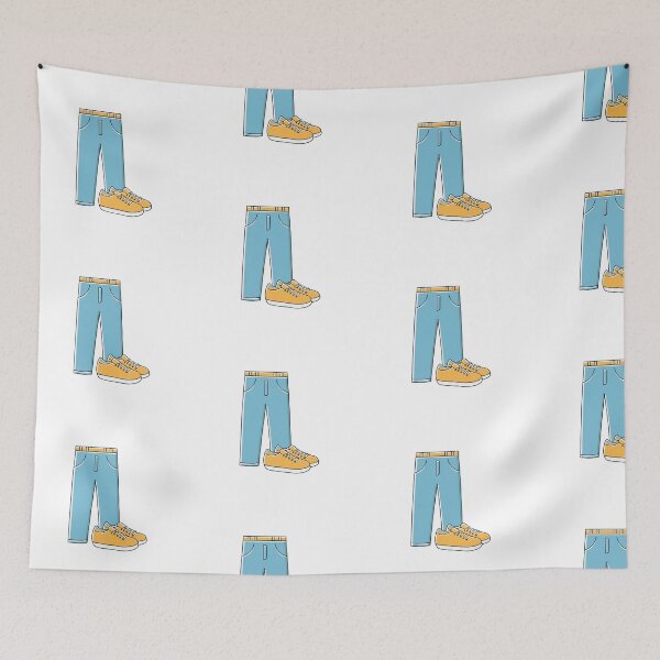 Item preview, Illustration of jeans and sneakers designed and sold by rasagamastore.