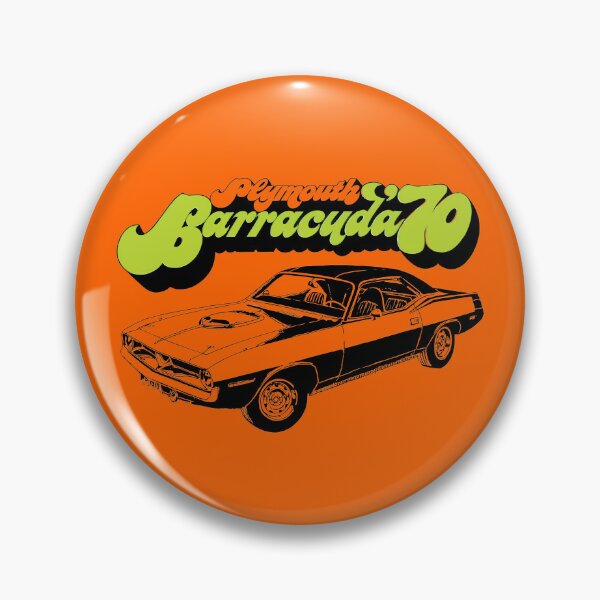 Item preview, 1970 Plymouth Barracuda - green print designed and sold by retropetrol.