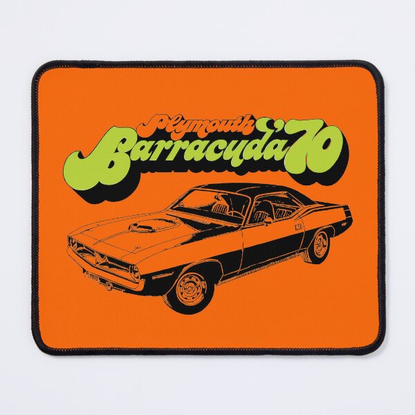 Item preview, 1970 Plymouth Barracuda - green print designed and sold by retropetrol.