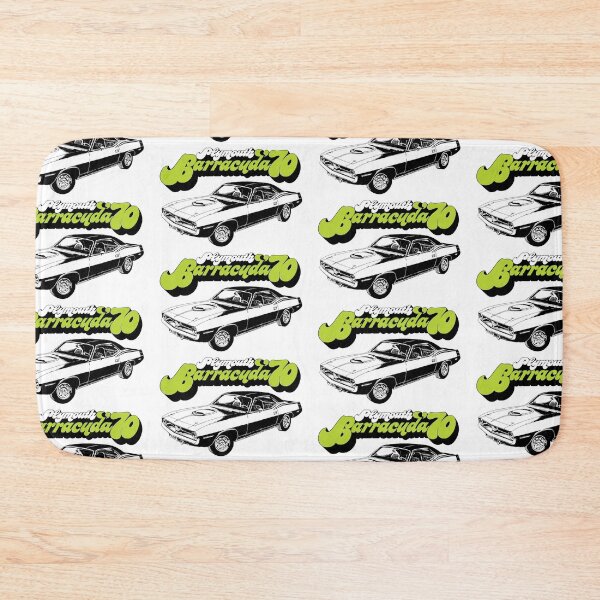 Item preview, 1970 Plymouth Barracuda - green print designed and sold by retropetrol.