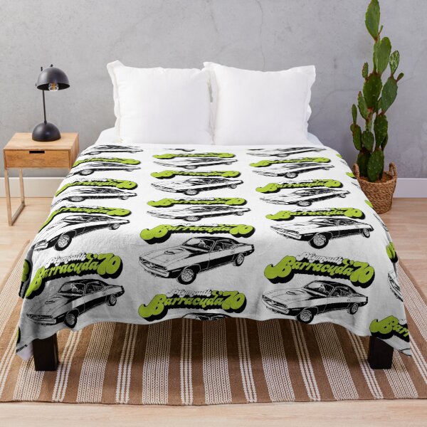 Item preview, 1970 Plymouth Barracuda - green print designed and sold by retropetrol.