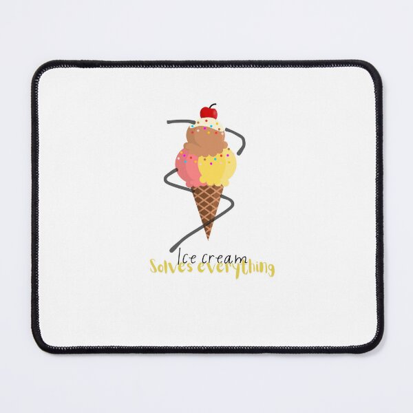 Item preview, Ice cream solves everything. designed and sold by Bubbleshop08.