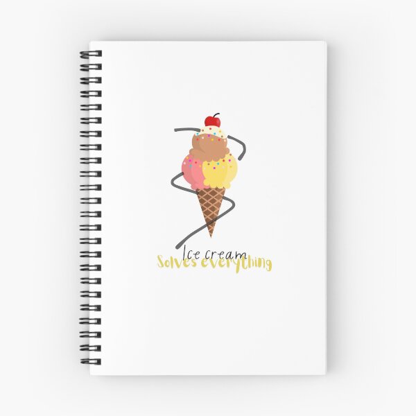 Item preview, Ice cream solves everything. designed and sold by Bubbleshop08.