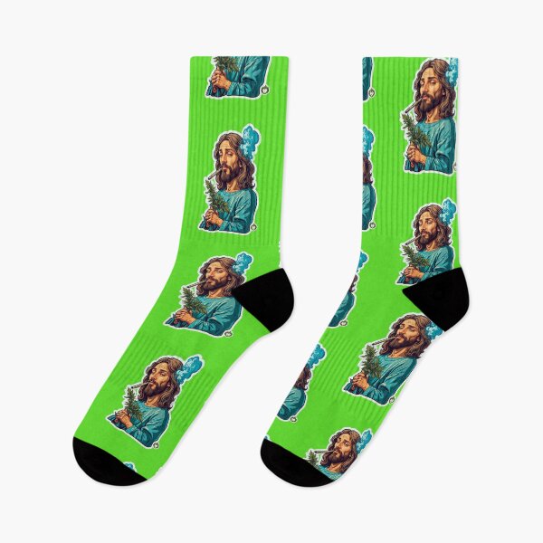 Item preview, Jesus loves weed designed and sold by GreenKingShop.
