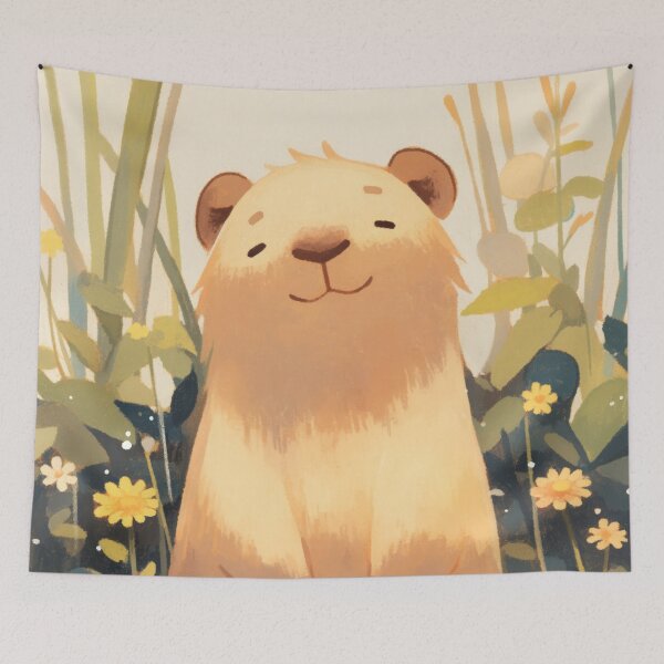 Item preview, Capybara Cheeky Grin designed and sold by AshiraCreations.