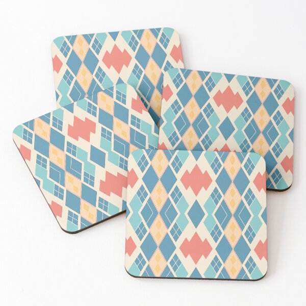 Item preview, A design of a whimsical Argyle pattern with playful, irregular diamond sizes and unexpected colors. designed and sold by HEMRO.