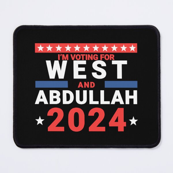Item preview, I'm voting for West and Abdullah 2024 designed and sold by Lady-Frost.