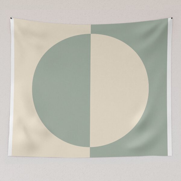 Artikelvorschau, Bauhaus Exhibition Print, Bauhaus light green Art circle, Bauhaus Exhibition remake, Bauhaus inspired decor entworfen und verkauft von re-make-.