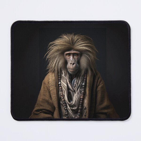Item preview, Wise Baboon in Tribal Garb designed and sold by Sillytoe.