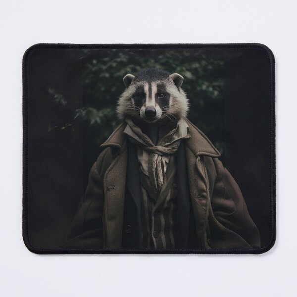 Item preview, Dapper Badger in Vintage Attire designed and sold by Sillytoe.