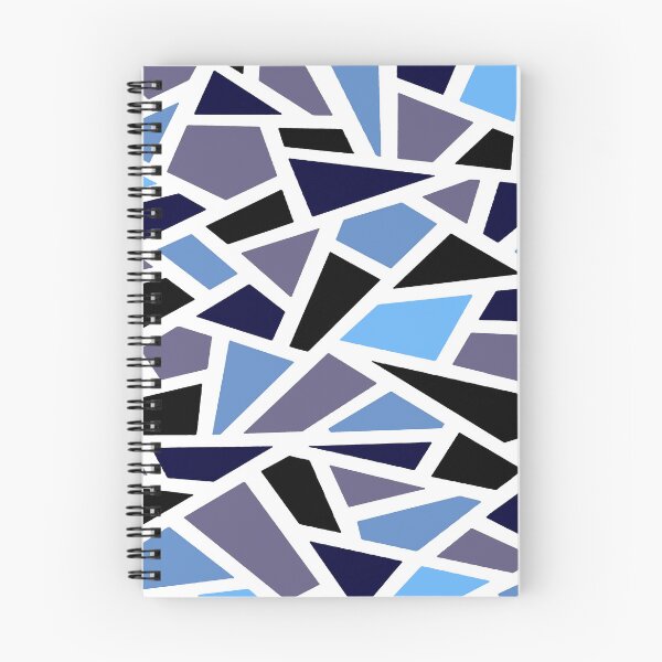 Item preview, Geodesic Abstract Pattern 12 Blue Lilac Black designed and sold by taiche.