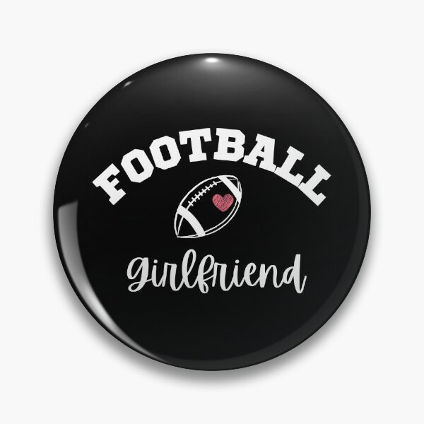 Item preview, Football Girlfriend Heart Design designed and sold by pixelprintgems.