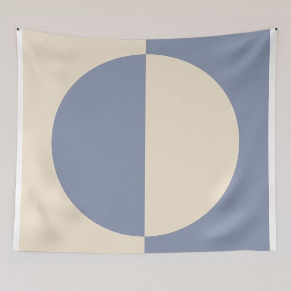 Artikelvorschau, Bauhaus Exhibition Print, Bauhaus light blue Art circle, Bauhaus Exhibition remake, Bauhaus inspired decor entworfen und verkauft von re-make-.