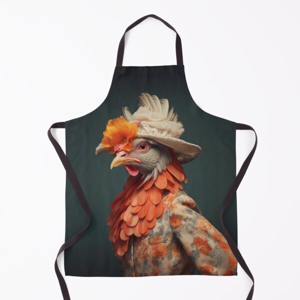 Item preview, Fashionable Chicken in Floral Ensemble designed and sold by Sillytoe.