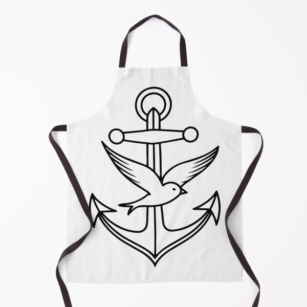 Item preview, Illustration of swallow and an anchor designed and sold by rasagamastore.