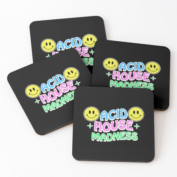 Item preview, ACID HOUSE - Madness (white/pink/blue) designed and sold by Discothreadz.