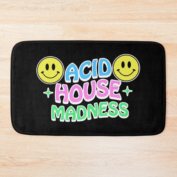 Item preview, ACID HOUSE - Madness (white/pink/blue) designed and sold by Discothreadz.