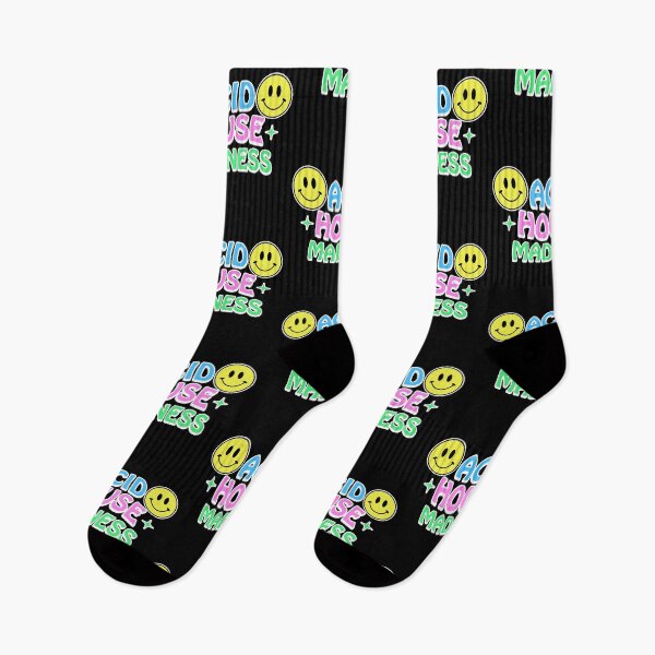 Item preview, ACID HOUSE - Madness (white/pink/blue) designed and sold by Discothreadz.