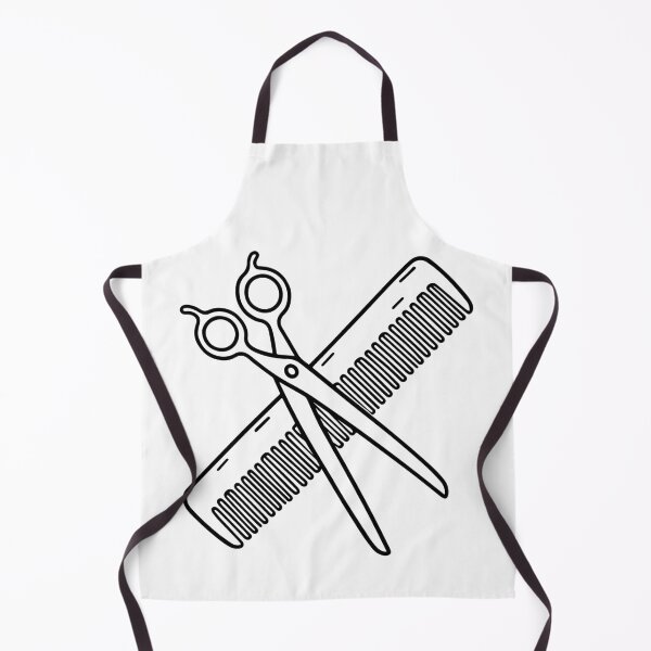 Item preview, Illustration of comb with scissors designed and sold by rasagamastore.