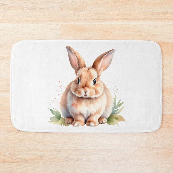 Item preview, Fluffy Bunny In Watercolor Style designed and sold by Adelberton.