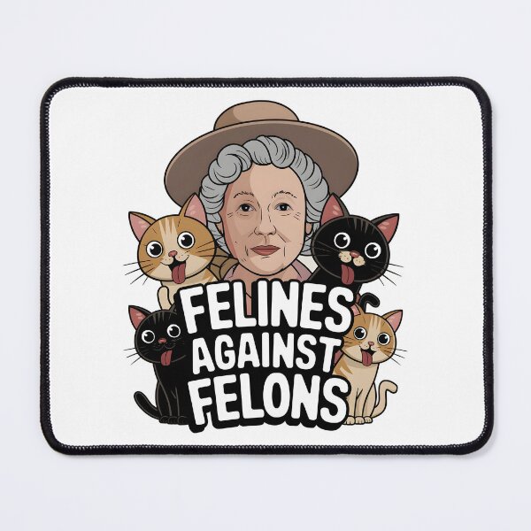 Item preview, FELINES AGAINST FELONS designed and sold by LeeLeeV.