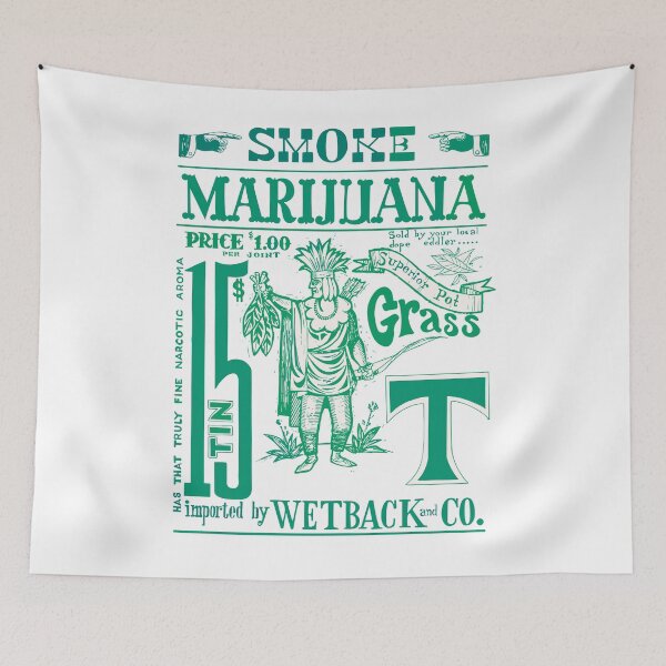 Item preview, Vintage Marijuana Design designed and sold by blackink-design.