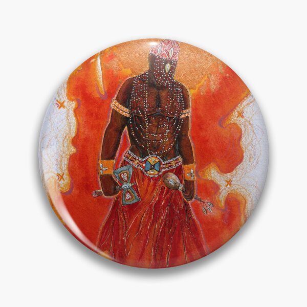 Item preview, Orisha Shango designed and sold by kyprisaquarelas.