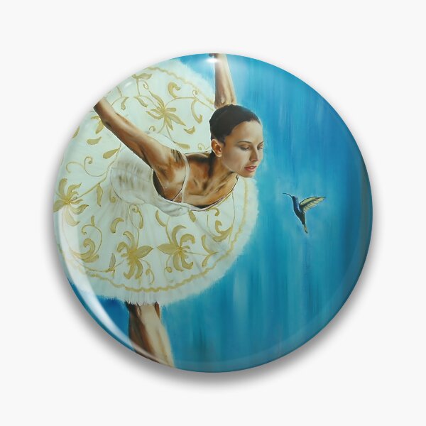 Item preview, Ballerina and colibri - Artem Tuliuk original oil painting designed and sold by Artem Tuliuk.