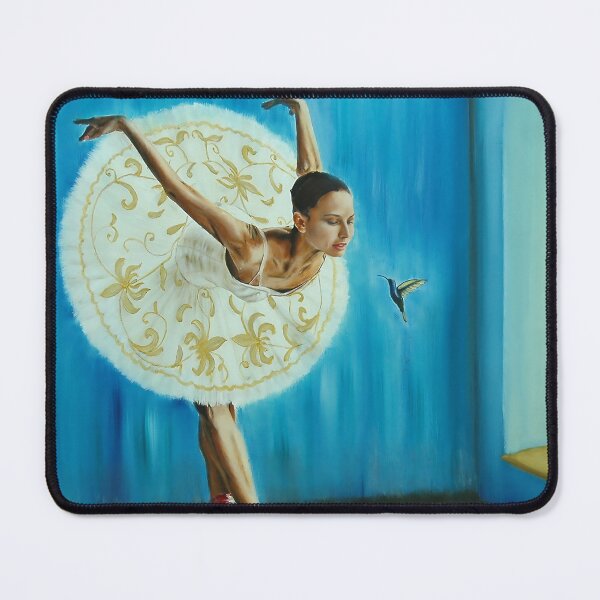 Item preview, Ballerina and colibri - Artem Tuliuk original oil painting designed and sold by Artem Tuliuk.