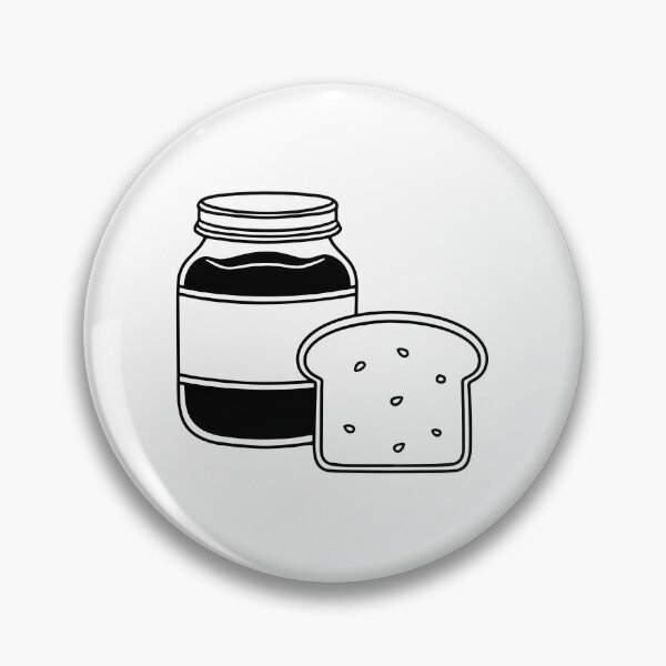 Item preview, Illustration of bread and a bottle jam designed and sold by rasagamastore.