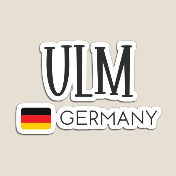 Artikel-Vorschau von Ulm - Deutschland, designt und verkauft von StudioRedKoala.