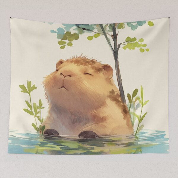Item preview, Capybara Chill Dip designed and sold by AshiraCreations.