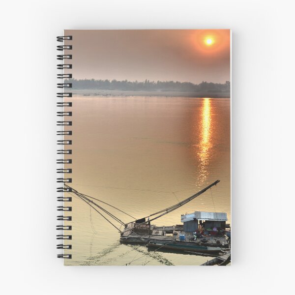 Item preview, Dusk in Kratie: The Elegance of a Chinese Fishing Net designed and sold by franck380.