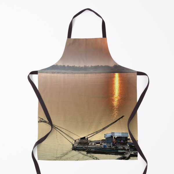 Item preview, Dusk in Kratie: The Elegance of a Chinese Fishing Net designed and sold by franck380.