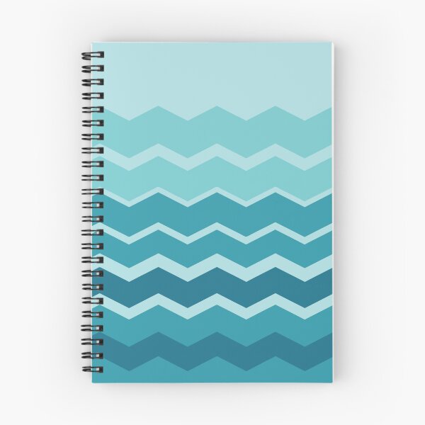 Item preview, A design of the chevron pattern with wave shapes in oceanic colors. designed and sold by HEMRO.