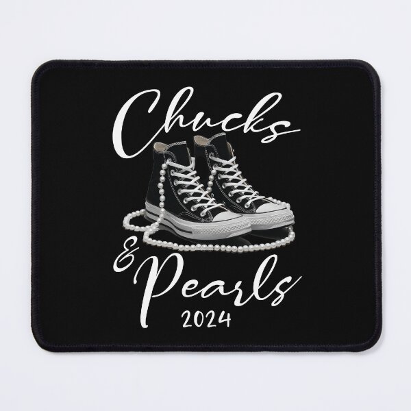 Item preview, Kamala Harris Chucks and Pearls 2024 Vintage Feminist designed and sold by ivotee.