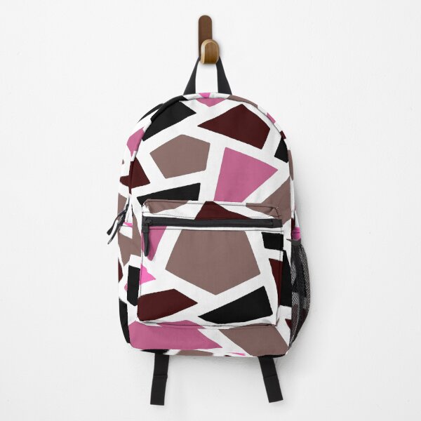 Item preview, Geodesic Abstract Pattern 13 Pink Rose Red designed and sold by taiche.