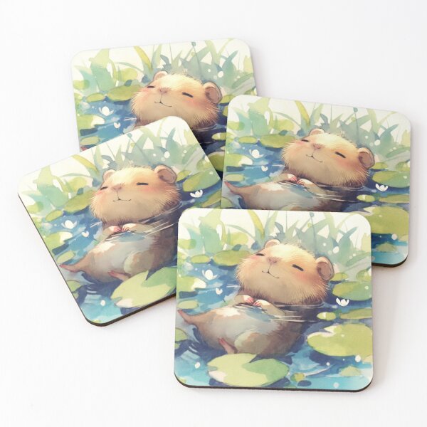 Item preview, Capybara Calm Waters designed and sold by AshiraCreations.