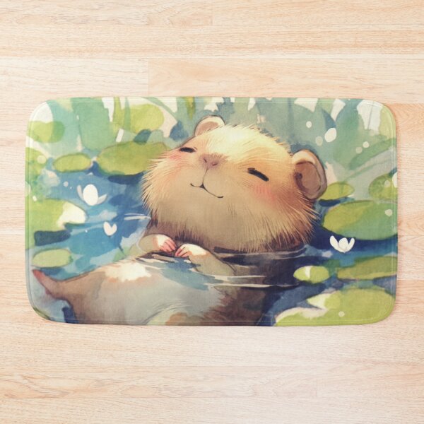 Item preview, Capybara Calm Waters designed and sold by AshiraCreations.