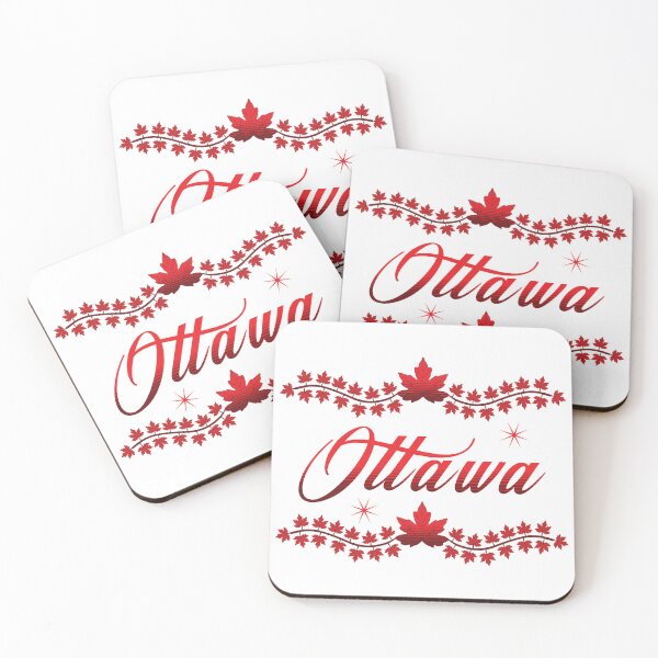 Item preview, Ottawa Ontario Canada in a Big Bold and Red Design from Tjays on a Cool designed and sold by TJays.