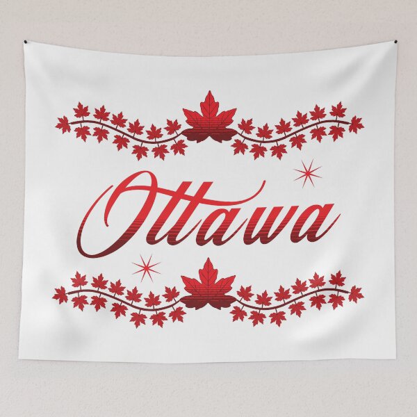 Item preview, Ottawa Ontario Canada in a Big Bold and Red Design from Tjays on a Cool designed and sold by TJays.