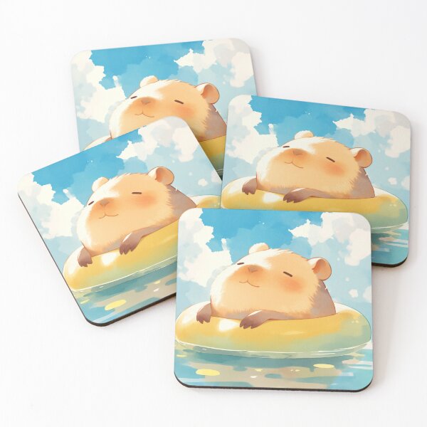 Item preview, Capybara Peaceful Retreat designed and sold by AshiraCreations.
