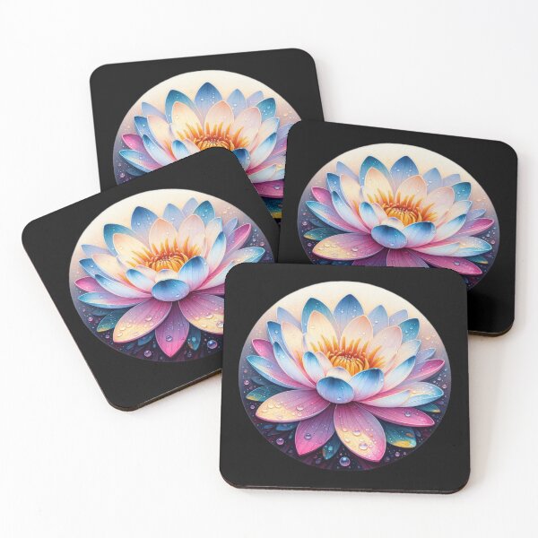 Item preview, Lotus with dew drops Botanical Beauty Floral Arrangements designed and sold by Expressions-Sel.