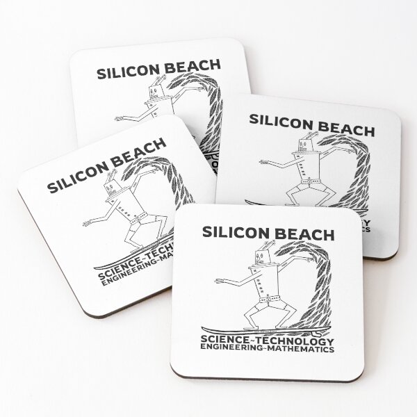 Item preview, SILICON BEACH ~ S.T.E.M. ~ SURFING ROBOT ~ (CNVA-45) designed and sold by RodeoMalibu.