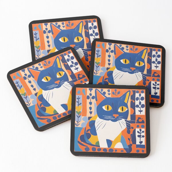 Item preview, Blue cat designed and sold by Thirdsun.