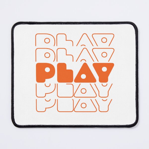 Item preview, Stacked Text Orange Play designed and sold by metedigiart.