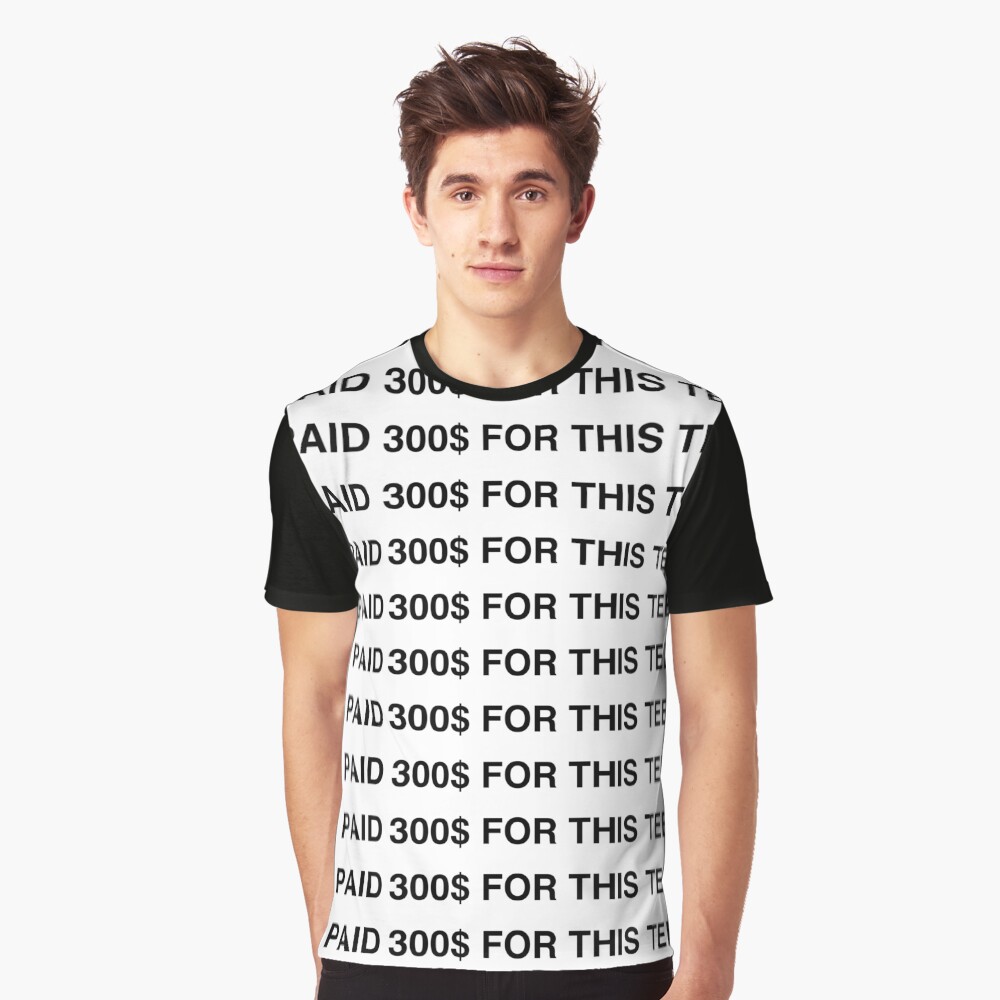 300$ RICH TEE Graphic T-Shirt
