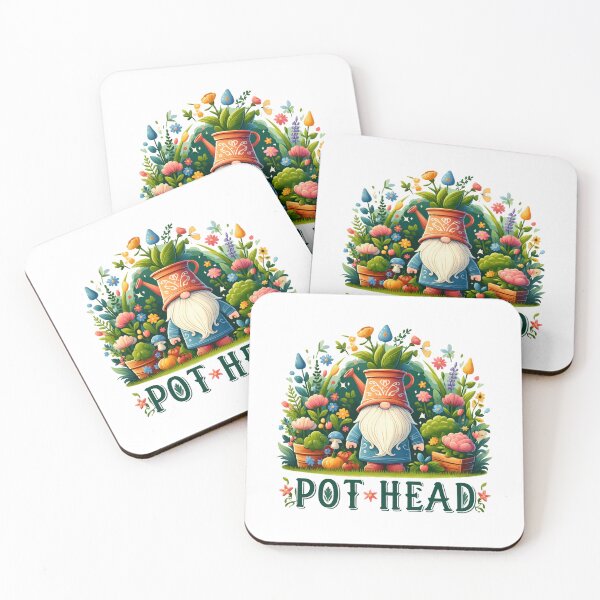 Artikelvorschau, 'Pot Head' Lustiges Gartendesign, Naturliebhaber, Geschenkidee entworfen und verkauft von RootedAvenueCo.