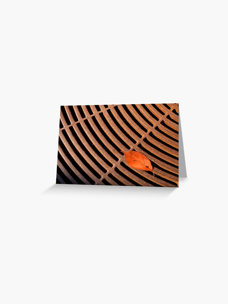 Thumbnail 1 of 2, Greeting Card, Leaf designed and sold by MaluC.